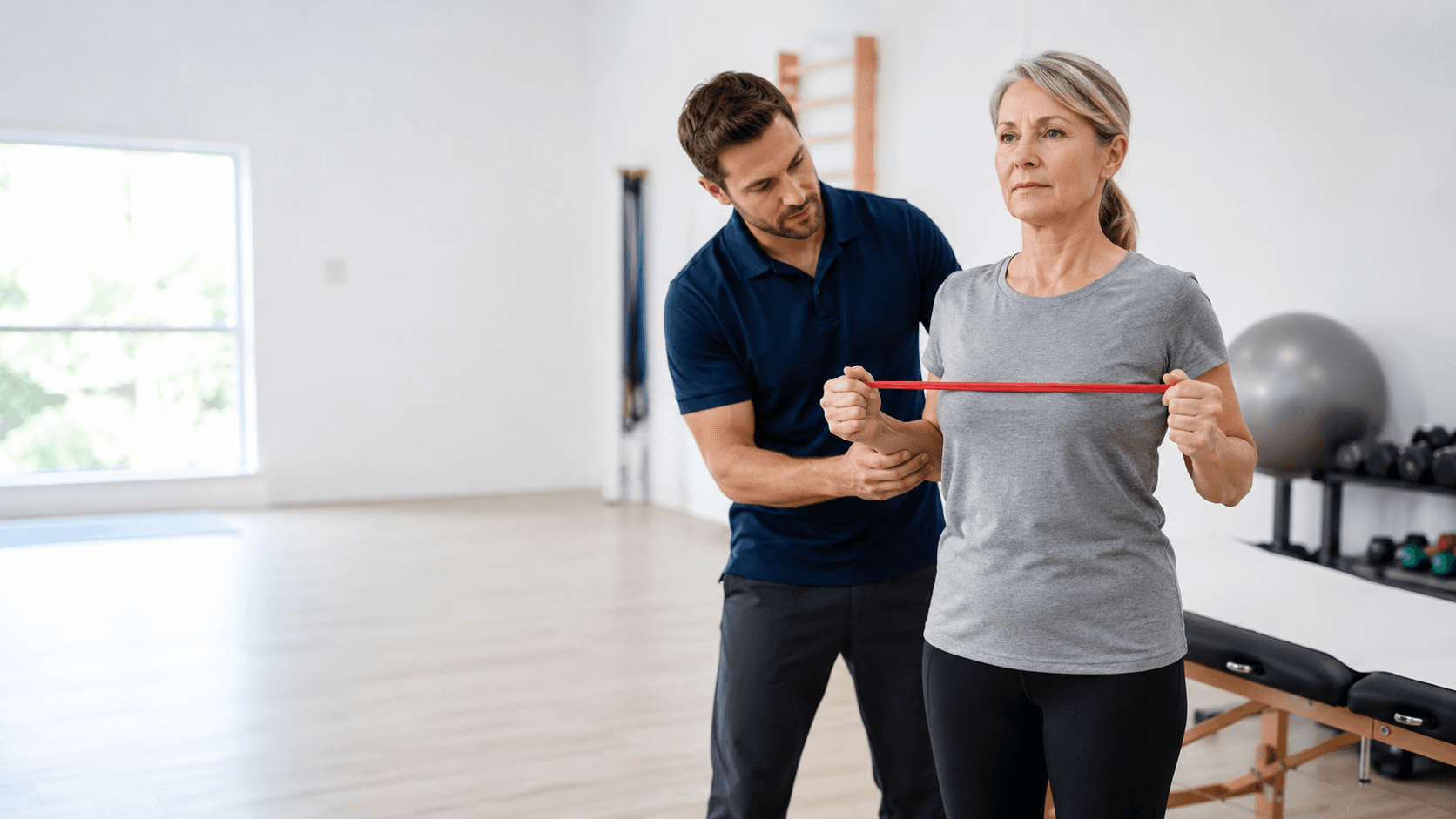 Consulta de Fisioterapia na DoctorÁgape, clínica médica em Joinville