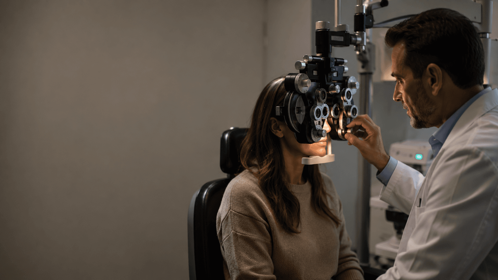 Consulta de Oftalmologia na DoctorÁgape, clínica médica em Joinville