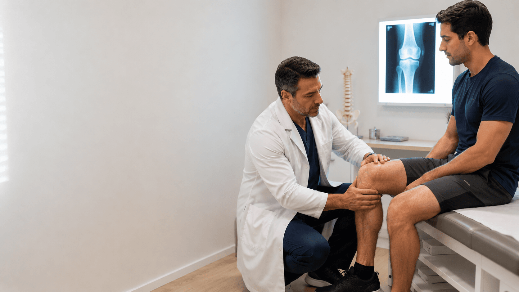 Consulta de Ortopedia e Traumatologia na DoctorÁgape, clínica médica em Joinville
